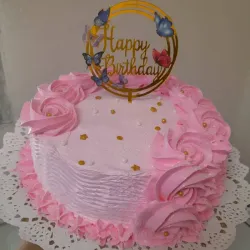 Cake de capuchino relleno de frambuesa 🍓