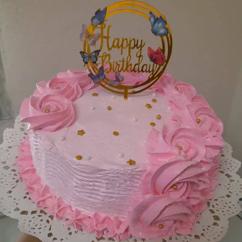 Cake de capuchino relleno de frambuesa 🍓