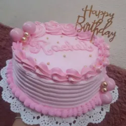 Cake de capuchino relleno de frambuesa 🍓