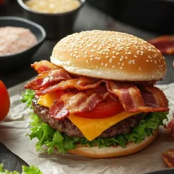 Hamburguesa Com Bacon