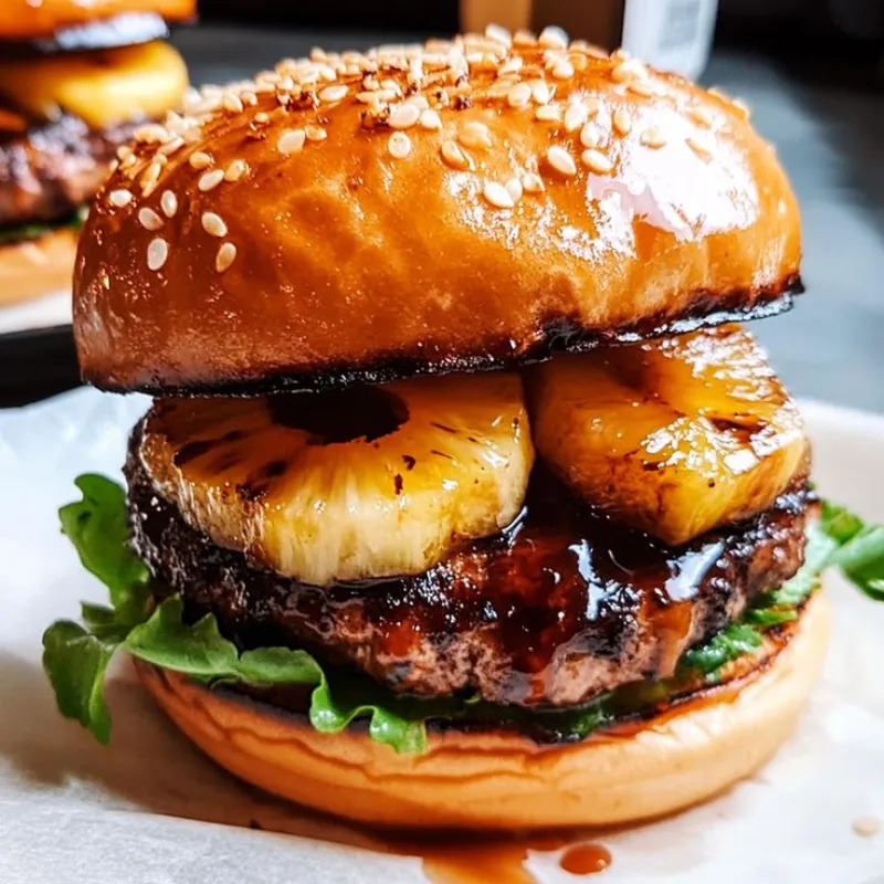Hamburguesa Hawaiana 