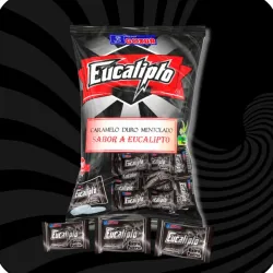 Caramelos mentolados sabor a Eucalipto 100 unidades