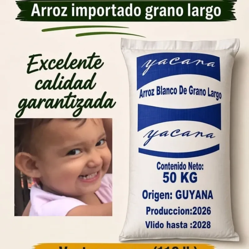 Saco de arroz guyanes 50kg