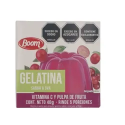 Gelatina sabor uva