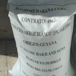 Saco de arroz importado 50 Kg