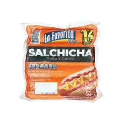 Salchichas  de pollo y cerdo