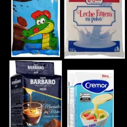 Combo leche en polvo ( blanca ) chocolate, café, leche condensada