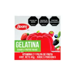 Gelatina de frutos rojos