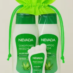 Juego de shampoo nevada de aloe 