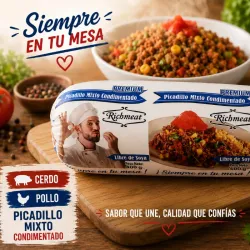 Picadillo mixto de pollo y cerdo 400g ( 5 unidades)
