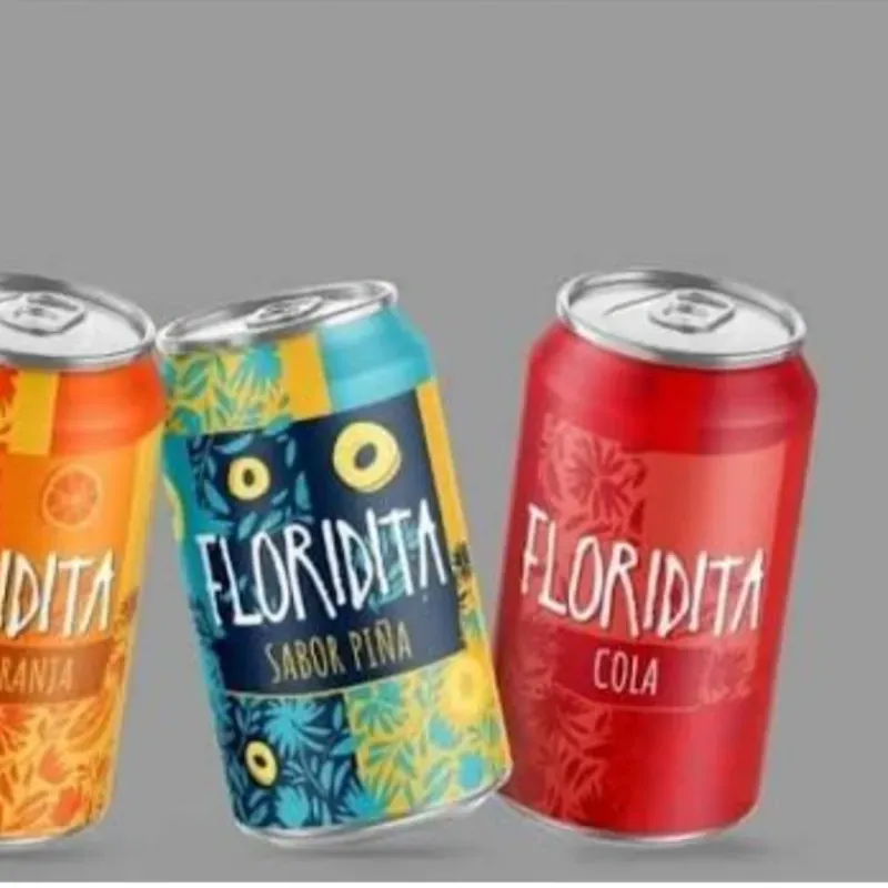 Refresco mixto naranja, cola, limón y piña