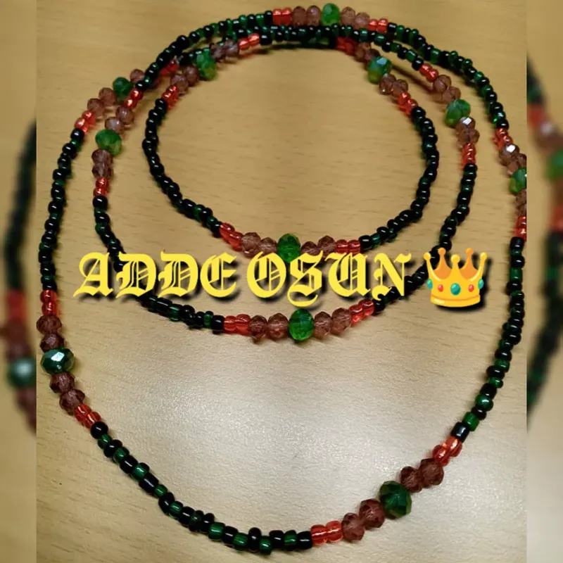Collar combinado de Eleggua alayiki 