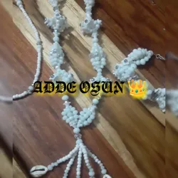 Juego Cabecero de Collar y Idde de Obatala 
