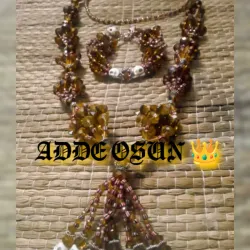 Juego Cabecero de Collar y Idde de Oyá