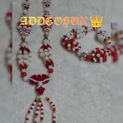 Juego Cabecero de Shango collar y idde 