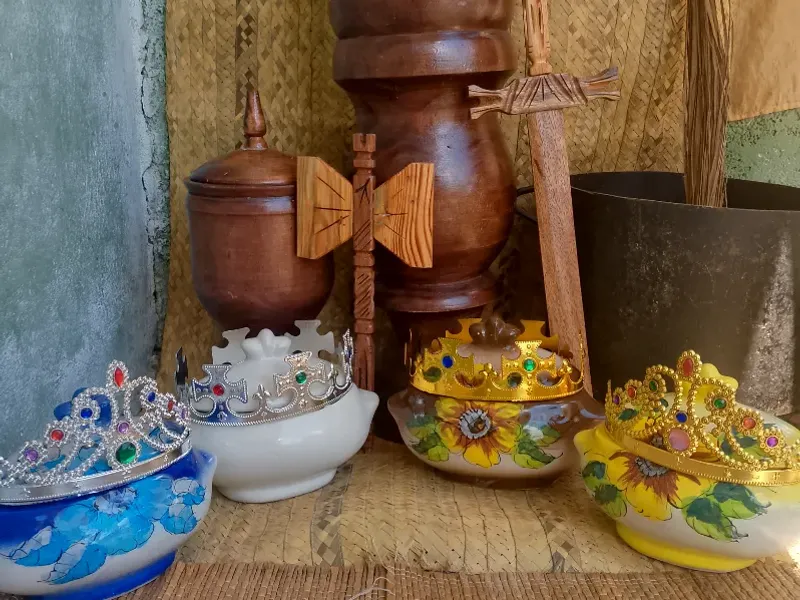 Soperas cristalizadas Herramientas y Barro 
