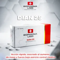 Diana 25 mg (50 tabletas )