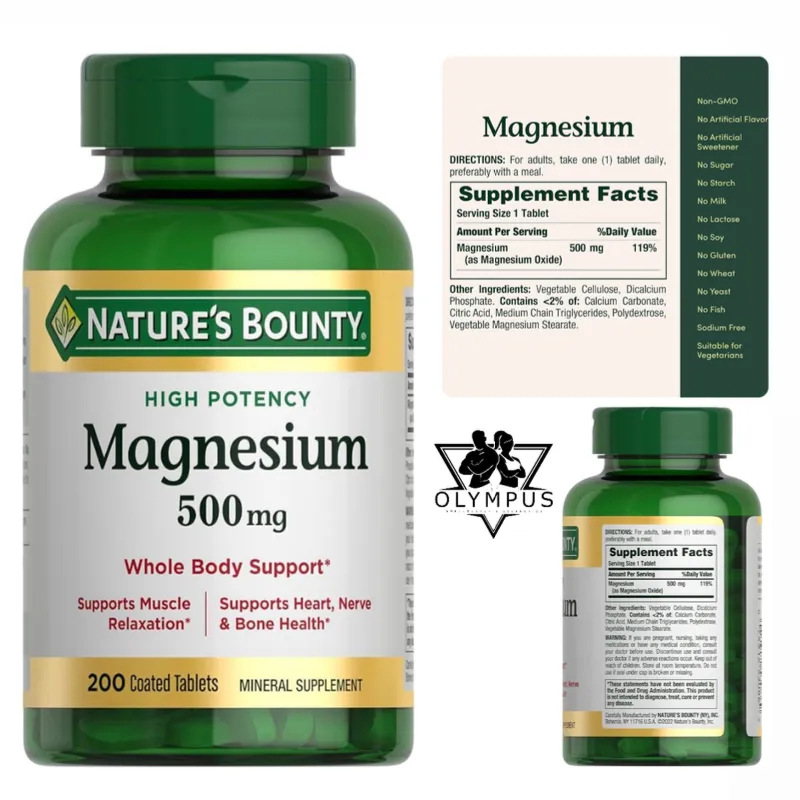 Magnesium de Nature’s Bounty 