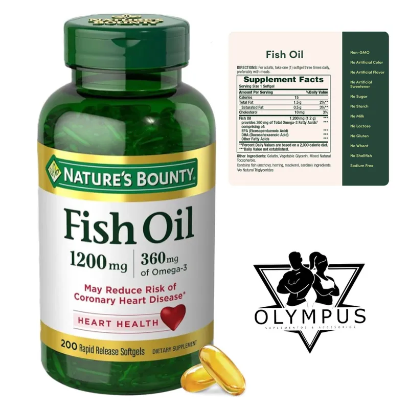  Nature's Bounty Aceite de pescado / Omega 3 