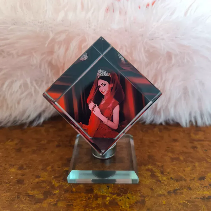 🧊Cubo Giratorio Con Fotos