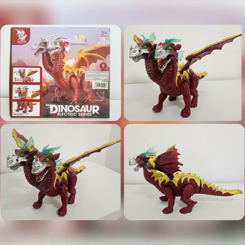 🐉Dragón Eléctrico Legendario – Rugido, Luz y Movimiento