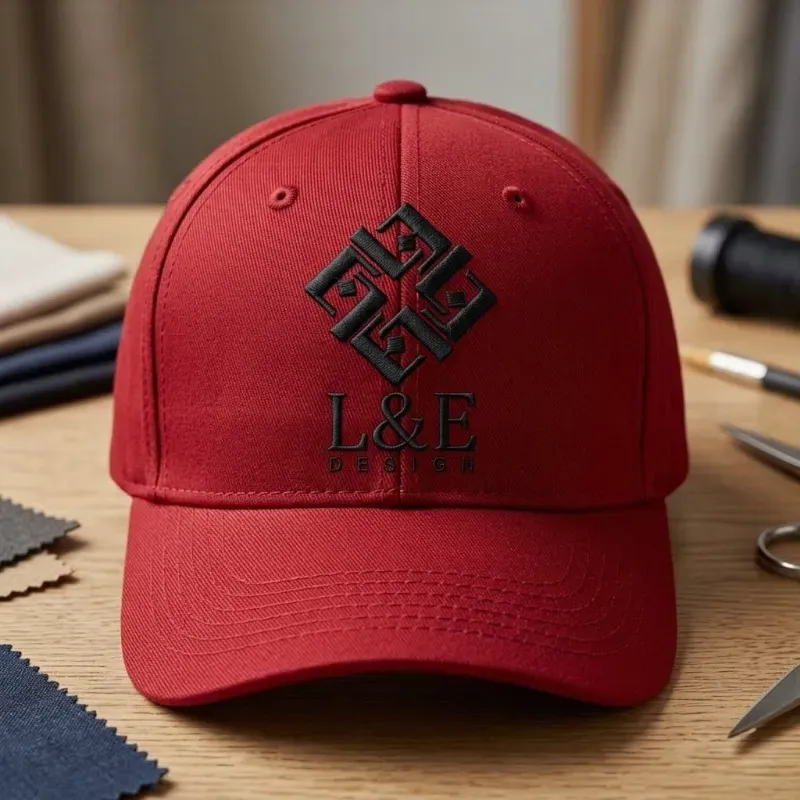 Gorra roja personalizada