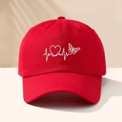 Gorra roja personalizada