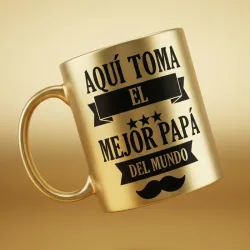 Jarra dorada perlada