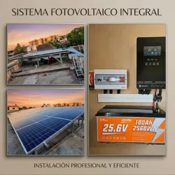 Kit de Paneles Solares y respaldo Energético