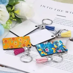 Llaveros MDF con adornos colgante