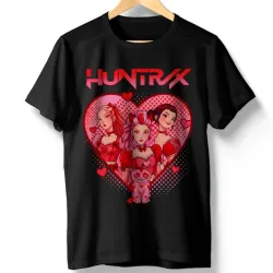 Pullover Huntrix – Love Heart Trio (KPOP Demon Hunters)