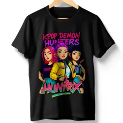 Pullover Huntrix – Neon Power Trio (KPOP Demon Hunters)