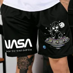 Short negro personalizado 