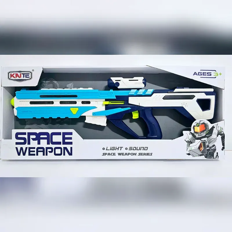 🌌 Space Weapon – ¡Defiende la galaxia con luz y sonido!