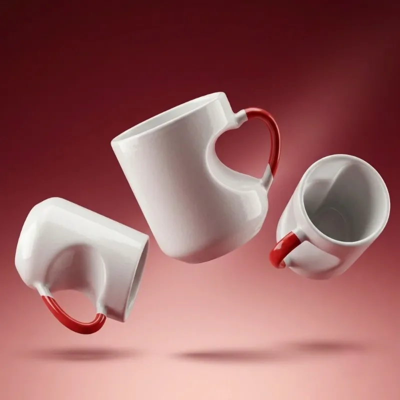 ❤️ Taza con Asa de Corazón – Sublimación Premium