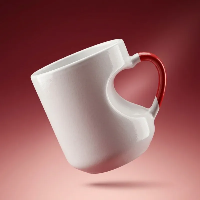 ❤️ Taza con Asa de Corazón – Sublimación Premium