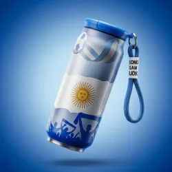 🇦🇷 Termo Tipo Lata Argentina – Diseño Deportivo Premium