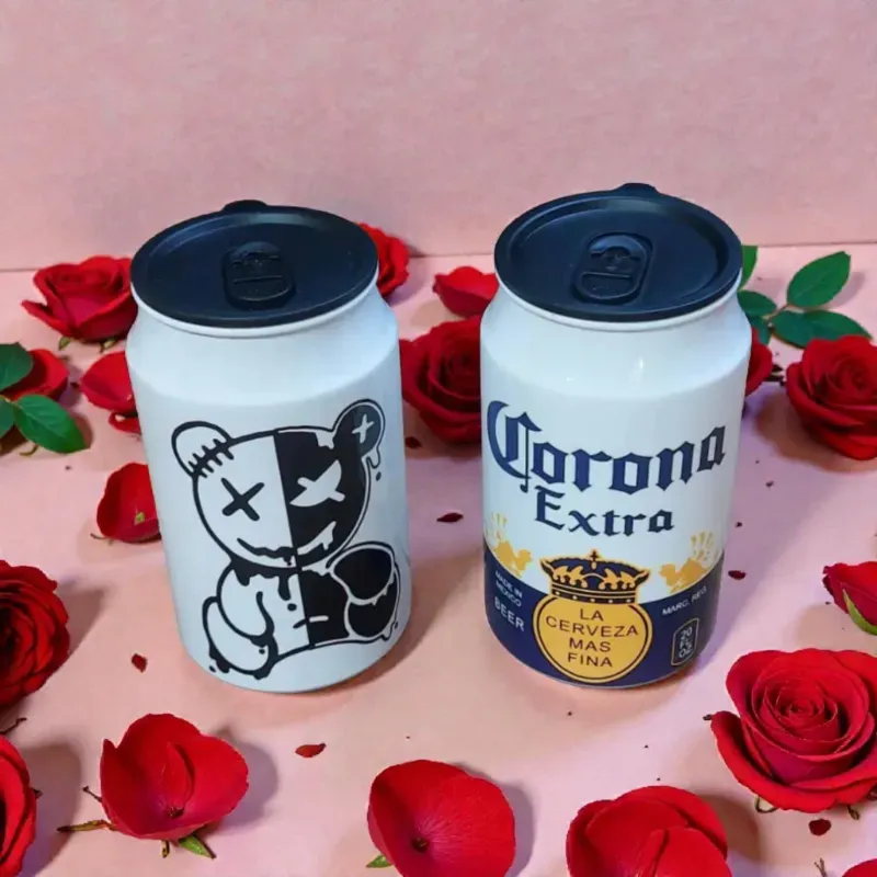 Vaso Metálico Estilo Lata