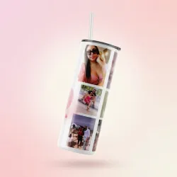 Vaso térmico con pitillo
