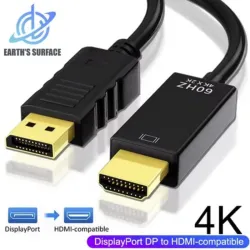 Adaptador DisplayPort a HDMI 4K