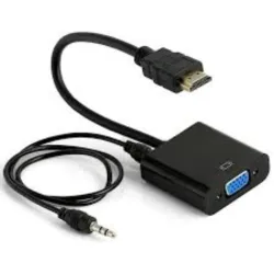 Adaptador HDMI a VGA con Audio – Video y Sonido en Alta Definición
