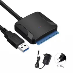 Adaptador SATA a USB con alimentación