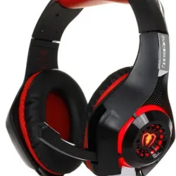 Audífonos Gamer GM-1 – PS4, PC, Xbox One y Móviles – Negro/Rojo