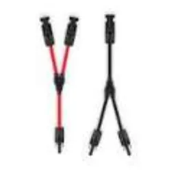 Conector MC4 en Y para paneles solares | Derivador fotovoltaico tipo 1 a 2 impermeable