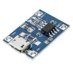 🔋 Módulo de Carga TP4056 Micro USB para Baterías 3.7V Li-Ion / 18650