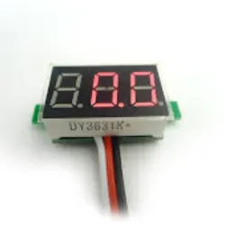 Módulo LED Voltímetro Digital DC | Indicador de voltaje para baterías, fuentes y proyectos electrónicos