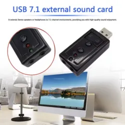 Tarjeta de Sonido USB 7.1