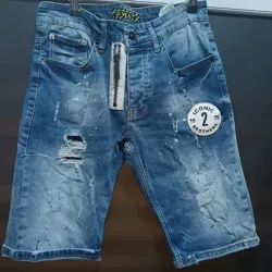 Chort De Mesclilla Oscura 