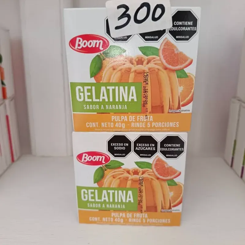 Gelatina Sabor Naranja 