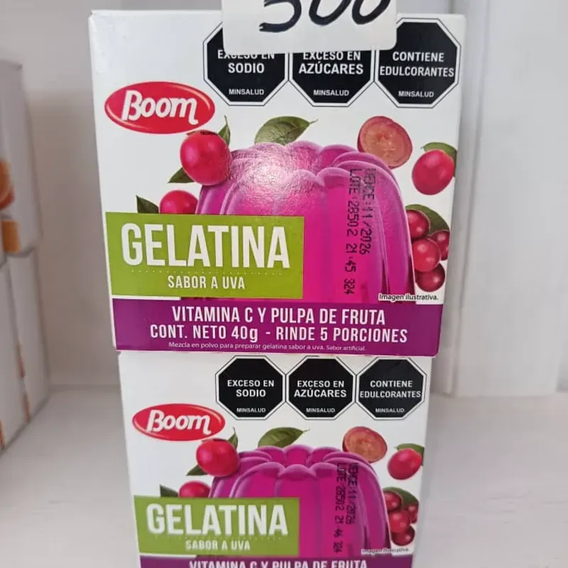 Gelatina Sabor uva